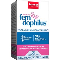 재로우 우먼 펨-도필러스 유산균 베지테리안 10억 30 60캡슐, 30 Count (Pack of 1), 1 Billion CFU, 30개입 1개