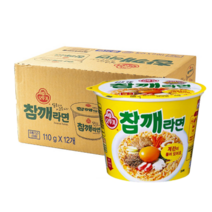 옛날 구수한 누룽지 컵 60gx16개, 오뚜기 참깨라면 110gx12개, 110g, 12개