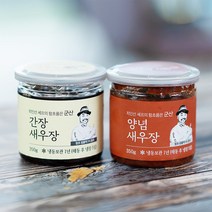 양념 깐새우 깐 해물장 새우장, 간장 / 350g, 1개