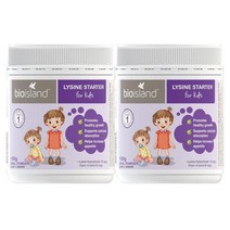 바이오아일랜드 (bioisland) 라이신 스타터 포 키즈 파우더 150g X 2개, 300g, 1세트