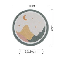 규조토 전기 칫솔 비누 손세정대 물먹는매트 실리시움 종이컵홀더, C13-스프링데일 달을 잡는-코스터