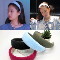 기모 뽀글이 쿠션 헤어밴드 HB20DS0192