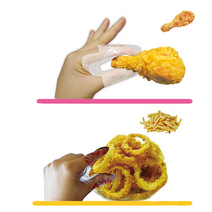 두손가락장갑 핑거랩 기름진음식 도넛 일회용 핑거냅 손가락 비닐장갑 집게 야식 위생장갑, 핑거넵 30매