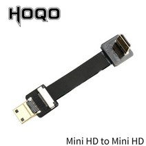 리본 플랫 FPV HDMI 호환 커넥터 케이블 미니 HD-HD/미니/마이크로 90 도 5cm-80cm FFC 핀 플러그, [05] 30CM, [08] C1-C2, 08 C1-C2_05 30CM