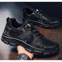 남성 패션운동화 스니커즈 단화 밀러터리 캐주얼화 / 남성워커 전술화 검정운동화 [웨일썸]