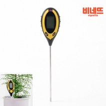 디지털 4IN1 토양 화분 수분측정기 수분측정계 화분습도계 식물물주기측정기