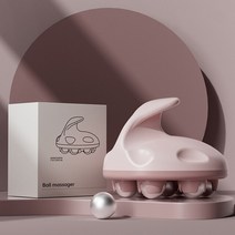 페이스롤러 니들롤러 마사지롤러 7-구슬 다기능 마사지 롤러 볼 전문 프레스 테라피 휴대용 아름다운 건강, 01 Pink, 01 Pink