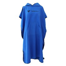 [디플리 Deeply] 다이빙 판초 타월, 블루