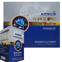 기억력 업 플러스 뇌건강 치매 memory up plus, 1박스 (30정 x 2통)