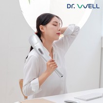 닥터웰 핸드 안마기 6종 교체봉 어깨 허리 복부 전신 마사지기 DWH-2020 (실버), 무선안마기 DWH-2020 (실버)