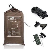 DD 타프 3X3 설영에 편리한 세트 Tarp & Cord 코드 (10m) Ridgeline Loks 리지 라)