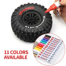 trx4m RC도구액세서리 장난감RC 자동차 액세서리 타이어 색칠 페인트 마커 드로잉 펜 도구 크롤 러 Traxxa, 06 Yellow 1pcs