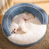 퍼플펫 소파방석 고양이 마약방석 강아지 도넛방석 애완동물하우스 파워쿠션 극세사, 인디핑크