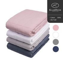 [AK PLAZA] [클라르하임] 모노 40수 면 패드 Q, 그레이