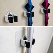 상세정보참조 벽고정걸이 청소도구 대걸레 밀대 우산꽃이 스틱홀더, 제품선택, 고정용, 제품선택