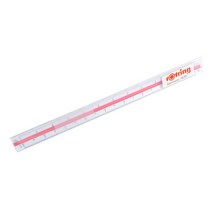 로트링 삼각스케일 4 RO802022 30cm, 1개, 혼합 색상