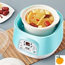 죽만드는기계 죽제조기 죽메이커 아침식사 미음 휴대용 만들기 죽 미니, 블루
