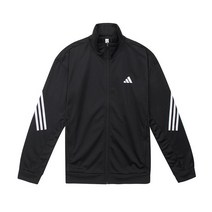 아디다스 3S 니트 테니스 집업 자켓 블랙 HT7176