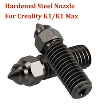 3D프린터부품 노즐 키트 Creality K1 용 경화 강철 Max Sidewinder X1 X2 Genius Pro 3D 프린터용 화산 600 1 2 개, 7.0.8mm - 1 조각
