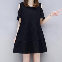 숄더 오프 여성 원피스 미니 여자 외출 여행 귀여운 하객룩 정장 쉬폰 면 롱 린넨 반팔 여름