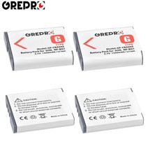 배터리 카메라용 밧데리 소니 사이버 샷 DSC W220 H55 HX9V HX20V W300 H50 HX400 W55 용 NP-FG1 충전기와, 4x 배터리