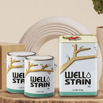 친환경 우드케어오일스테인 방수오일스텐 나무니스칠 방부목 원목 화이트 블랙 유성 4리터