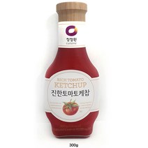 [ 조 은 마 켓 ] 습 관 처 럼 고 르 지 않 나 요? 싱 싱 한 토 마 토~! **청 정 원** 진 한 토 마 토 케 찹 토 마 토 원 료, 4개, 300g