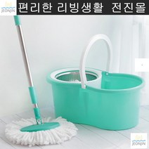 빌딩 복도 엘리베이터 청소 물걸레 회전물걸레 탈수되는밀대, 클리너 통돌이 물걸레