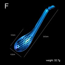 캐비어 스푼 스테인레스 스틸 소쿠리 주방 분자 요리 구멍 식기 달걀 노른자 도구, 06 F