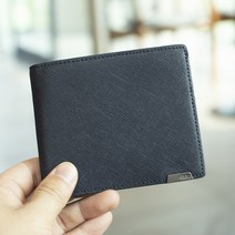 무에뜨 메탈 로고 소가죽 남성 반지갑 고급 명품 선물 브랜드 추천 학생