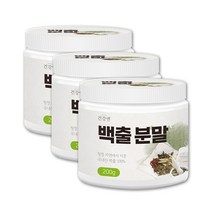 국산 백출분말 가루 창출 삽주뿌리 백출차 삽주차 X 200g 3통