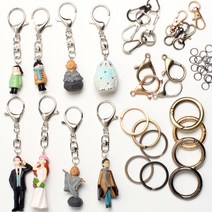 에어팟 키링 열쇠고리 키홀더 만들기재료, 꿀꿀이키링-No.04