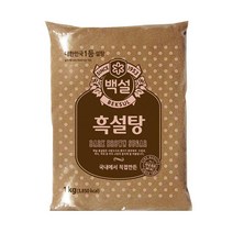 CJ 백설 흑설탕 1kg, 7개