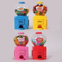 [G1P] 럭키스윗 스몰사이즈 슬롯머신 캔디머신 / 캔디크레인 사탕뽑기 사탕뽑기기계 사탕장난감 사탕자판기 검롤머신 941988EA, 블루_선택안함