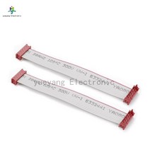 1.27MM 레드 하네스 IDC 케이블 어셈블리 플랫 리본 케이블 배선 와이어-보드 마이크로 매치 lengeh 200mm, 01 Opposite direction_09 20P