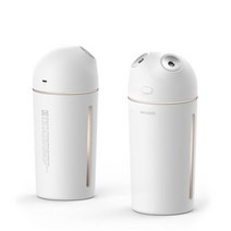 아트박스/아이디스킨 아이리버 듀얼스팀맨 충전식 무선 미니가습기 2600mAh MH-50W, 스카이블루