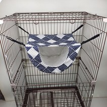Enoughome 애견용품 고양이 케이지 해먹 고양이 둥지 고양이 집 애완동물 해먹, 스트라이프