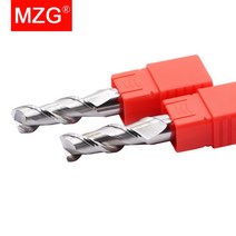 MZG 2 플루트 커팅 HRC55 3mm 5mm 6mm 알루미늄 구리 가공 CNC 라우터 텅스텐 스틸 Sprial 비트 밀링 커터 엔드밀, [03] 8.0x8Dx60L