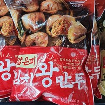 요리하다 얇은피 김치왕만두 900g, 아이스박스 포장