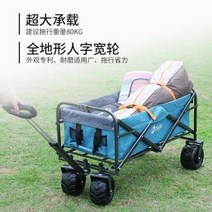 전동 웨건 캠핑 스마트 모빌리티 캠핑장 낚시 카트 접이식 휴대용 카트리지 다용도, 24 【기준】블랙+8인치 고무바퀴+하중 1