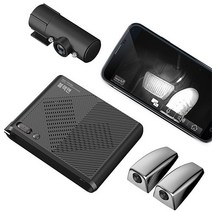블랙앤 급발진 페달 블랙박스 1채널 64GB 스마트폰 연동 와이파이 FHD 국산, 페달+좌측+우측 3채널, 자가장착, GPS미포함