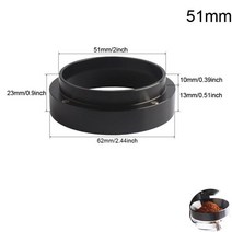 커피 디스트리뷰터 식품 학년 51mm 53mm 58mm 탬퍼 나무 손잡이 바리 스타 핫, 블랙 링 51mm