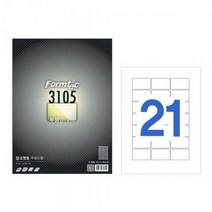 NS마트_한국폼텍 잉크젯 투명 라벨지 21칸 IC3105 5매 프린터라벨지 잉크라벨지 라벨용지 종이라벨지 칸라벨종이_nsakxmWkd, 짱whgdk