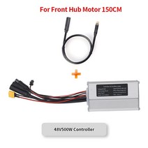 전기자전거 전기 자전거 허브 모터 컨트롤러 Bafang 36V 48V 250W 350W 500W 750W 9 핀 액세서리, [07] 500W 150cm Set, 한개옵션1
