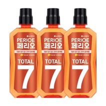 페리오 토탈7 가글 구강청결제 오렌지레몬 760ml 3개