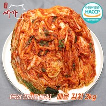 전라도 매운김치 실비 배추 김치 주문 1kg 2kg 3kg 5kg 10kg, 맵싹(매운) 배추김치 3kg