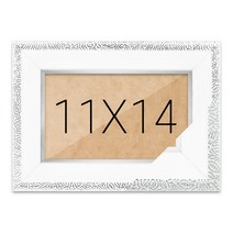 사진액자 11x14 (슬림 앤틱화이트) 인테리어 벽걸이, 단품