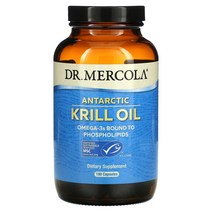 Dr. Mercola 남극 크릴 오일 캡슐 180정 353650, 180 개