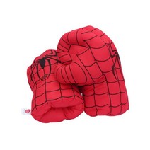 13 인치 33cm 헐크 스매시 핸드 + 스파이더맨 플러시 장갑 스파이더맨 공연 소품 장난감 선물, A pair Spiderman