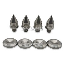 빌스테인 쇼바 스테인레스 스틸 스피커 스파이크 패드 M10x35mm 304SS 앰프 충격 흡수 절연 스탠드 홀더 피, 한개옵션0